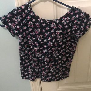 floral forever21 shirt